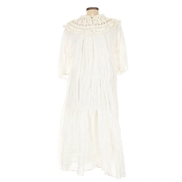 Sea New York Crochet Yoke Maxi Dress – Size L - Picture 9 of 13